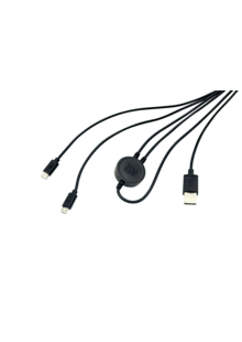 Câble De Charge Snakebyte Pour Manette Ps4 4 Mètres Noir Vert