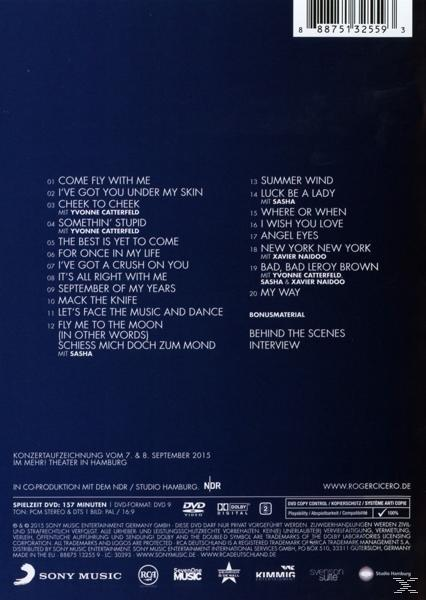 Rückseite einer DVD-Hülle mit Text. Enthält eine Titelliste. In der Mitte Text auf Deutsch.