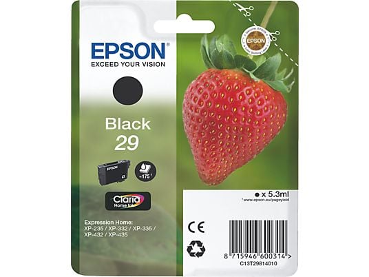 EPSON C13T29814012 - Cartouche d'encre (Noir)