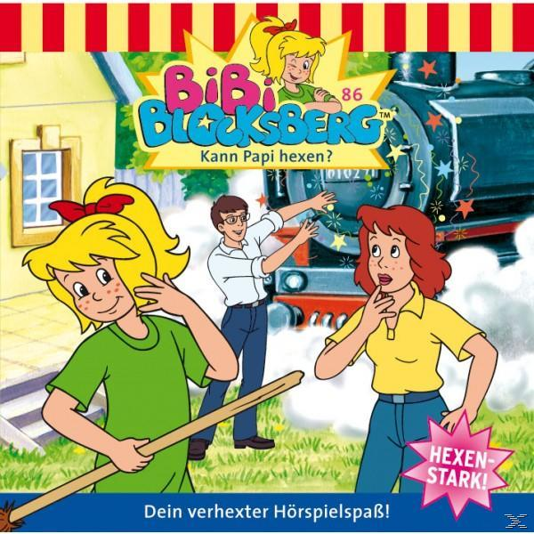 Bibi Blocksberg Comic-Cover. Ein Mädchen Hexe mit grünem Shirt und ein Mann.