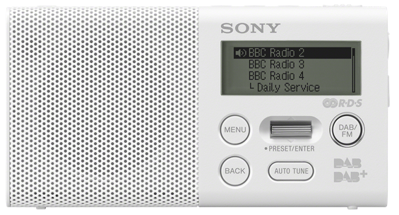SONY XDR-P1DBP Wit