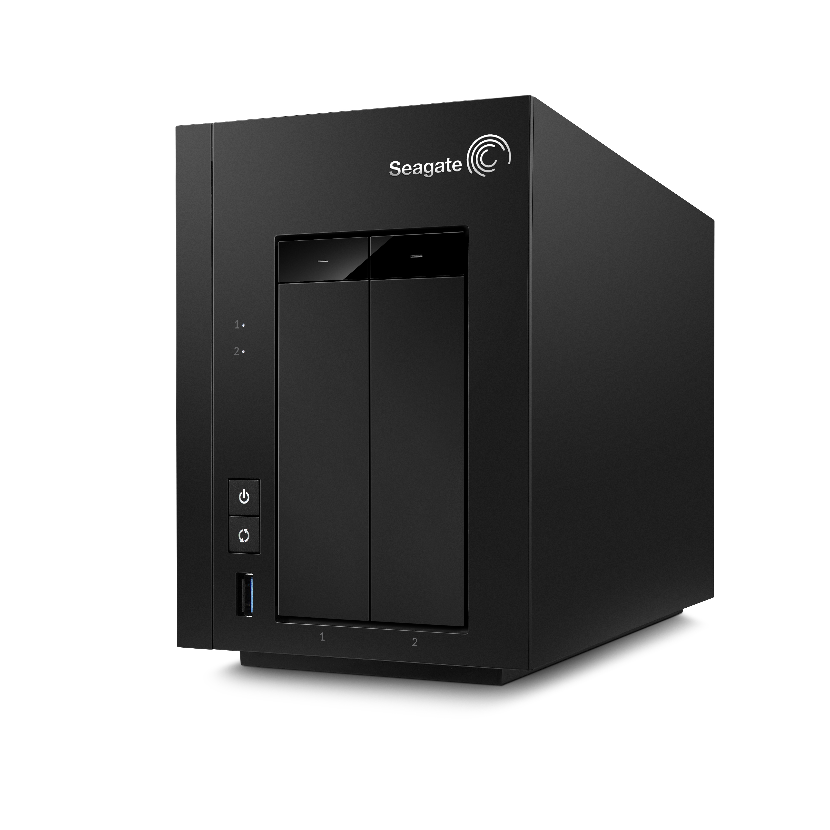 SEAGATE STCT2000200 2-Bay NAS HDD 3,5 Zoll Schwarz}