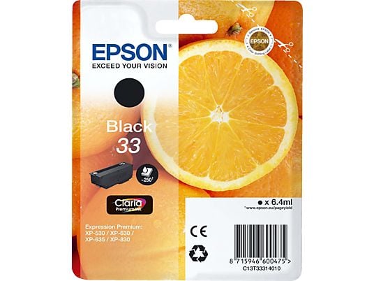 EPSON C13T33314012 - Cartouche d'encre (Noir)