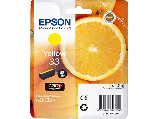 EPSON C13T33444010 - Cartuccia ad inchiostro (Giallo)