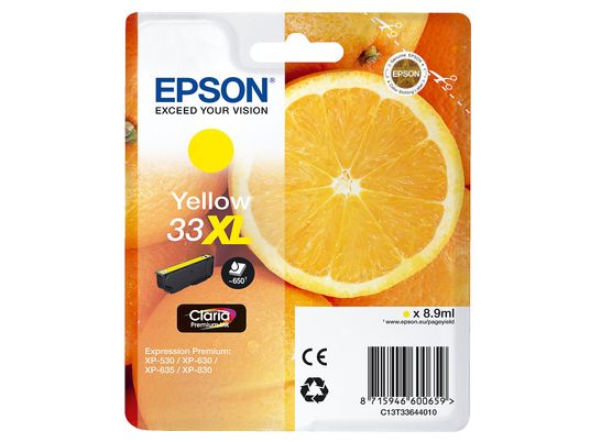 EPSON C13T33644010 - Cartuccia ad inchiostro (Giallo)