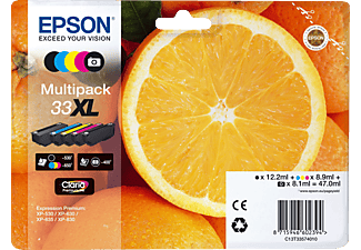 EPSON 33XL CMYBK MC MIPACK - Tintenpatrone (Schwarz, gelb, cyan, magenta, photo schwarz)