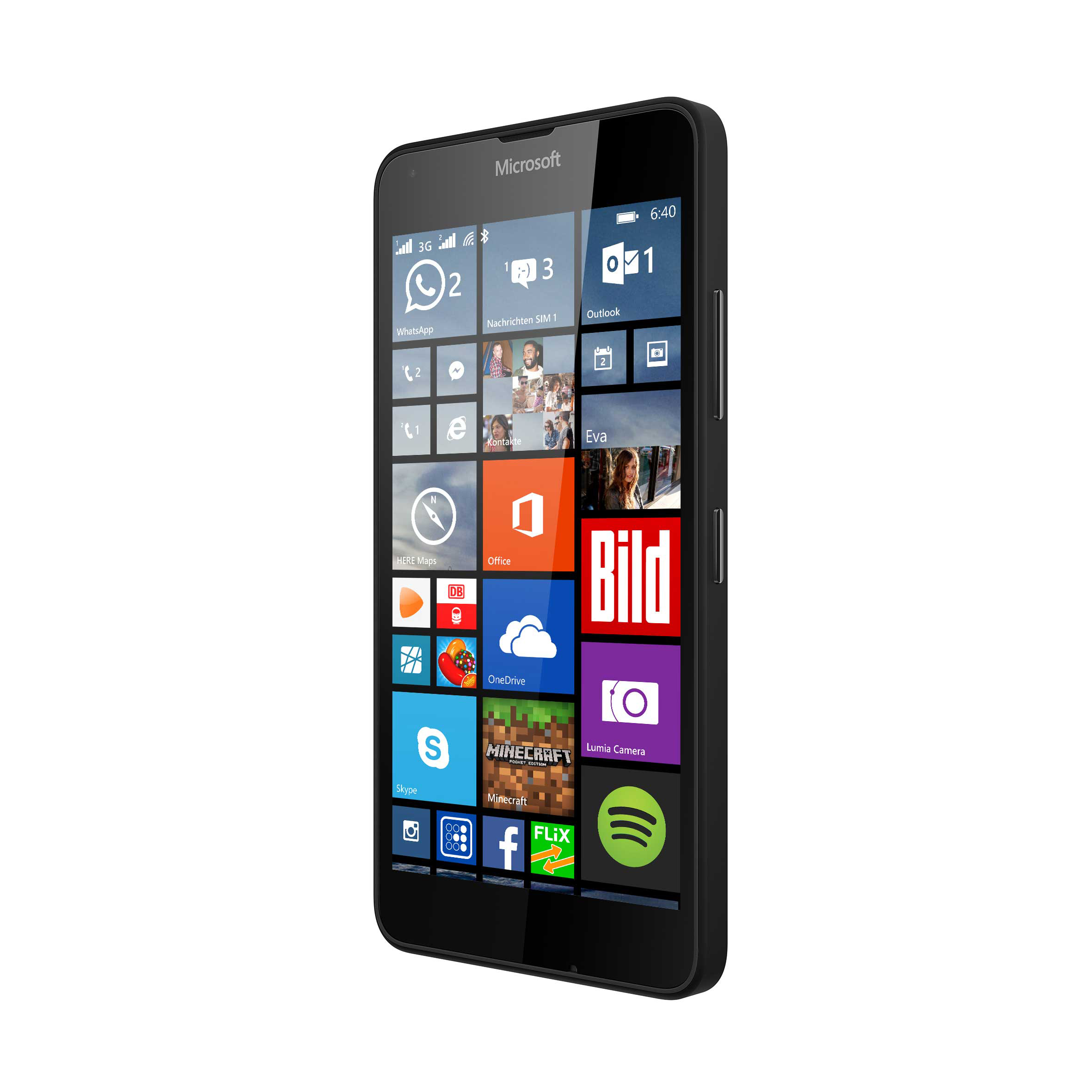 MICROSOFT Lumia 640 DS 8 GB Schwarz Dual SIM