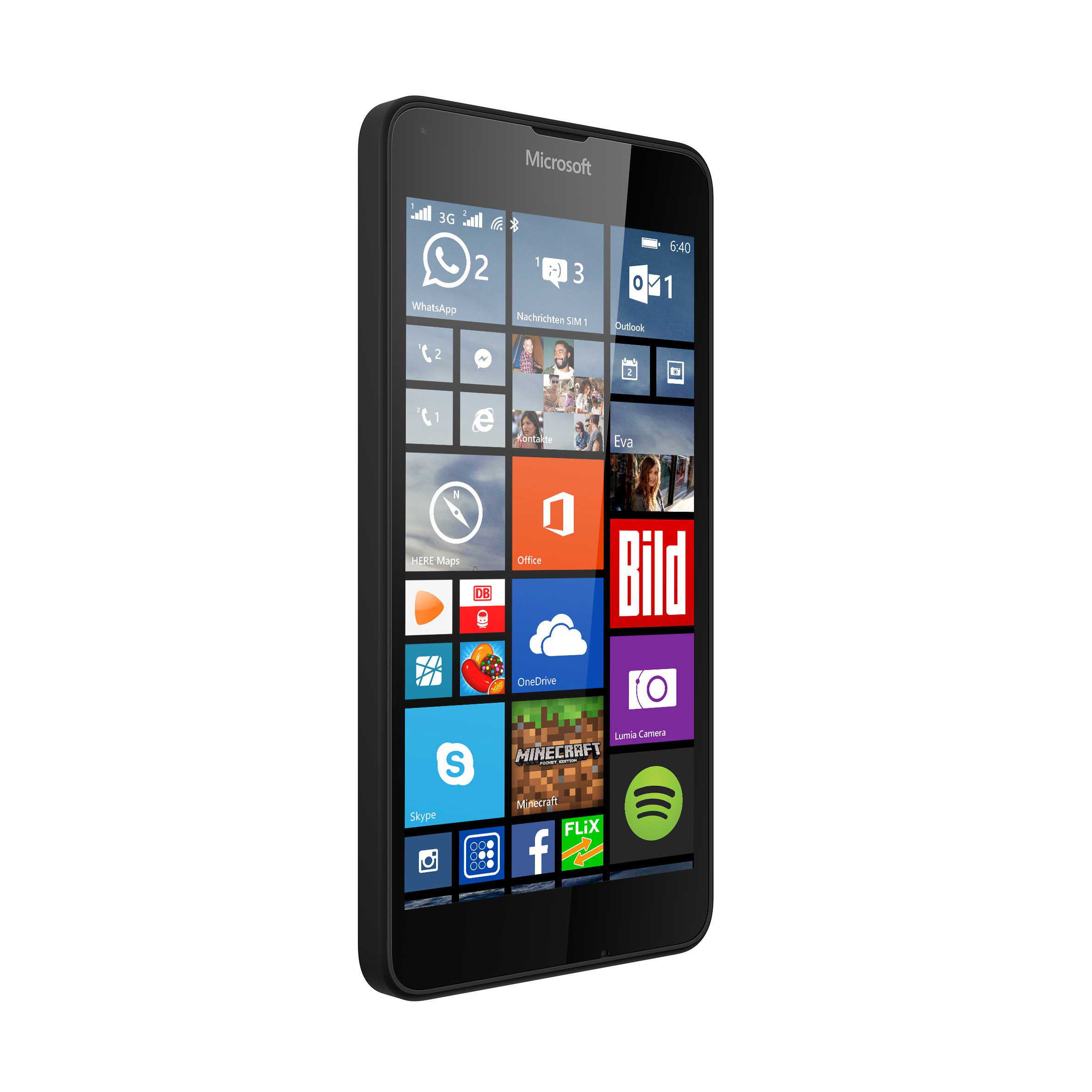 MICROSOFT Lumia 640 DS 8 GB Schwarz Dual SIM