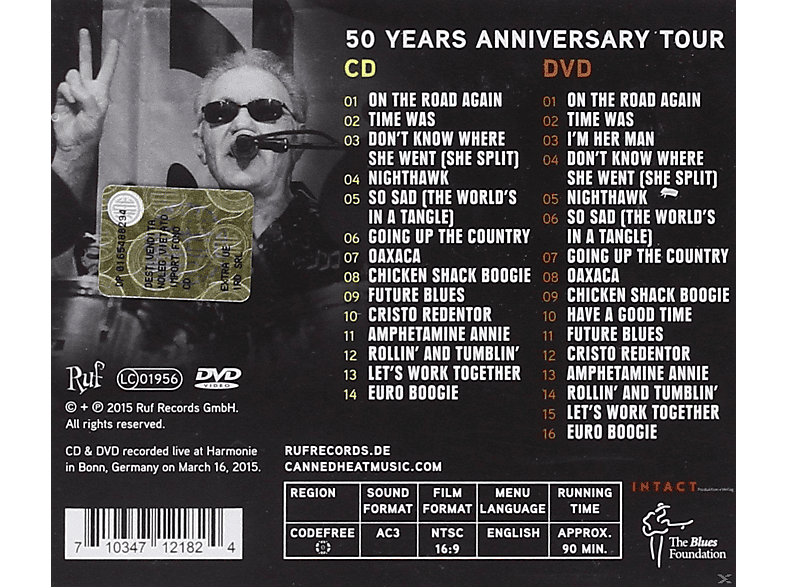 Thumbnail - Canned Heat - Songs From The Road (CD + DVD Video)
