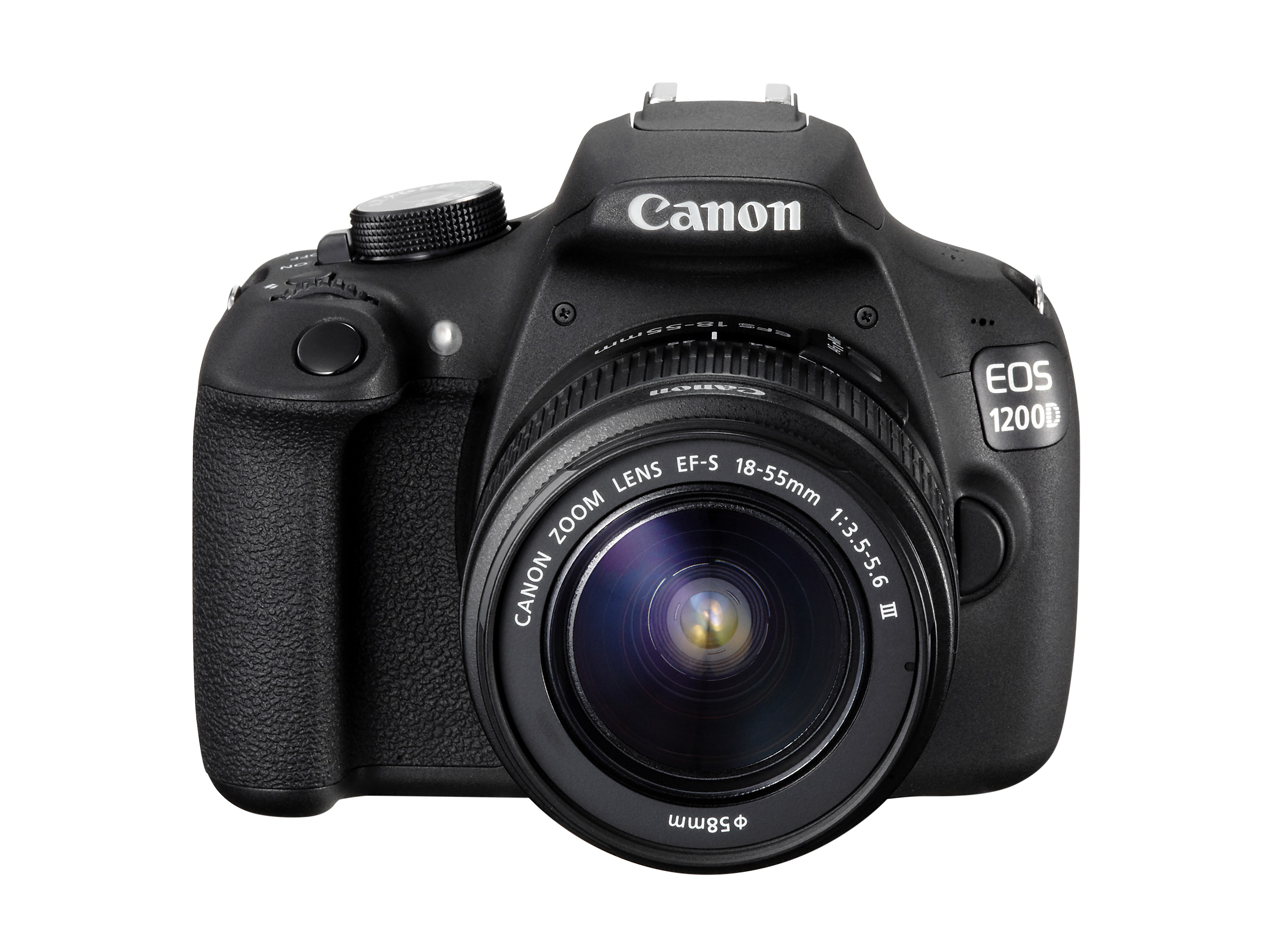 CANON EOS 1200D + Eyefi Speicherkarte Spiegelreflexkamera, , , 18-55 mm, 75-300 mm (III USM) Objektiv, Schwarz