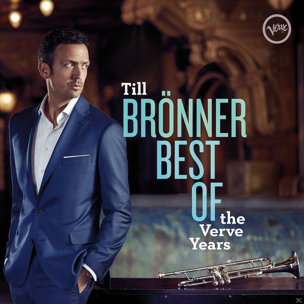 Albumcover mit einem Mann im Anzug mit Trompete. Der Hintergrund hat ein verschwommenes Interieur.