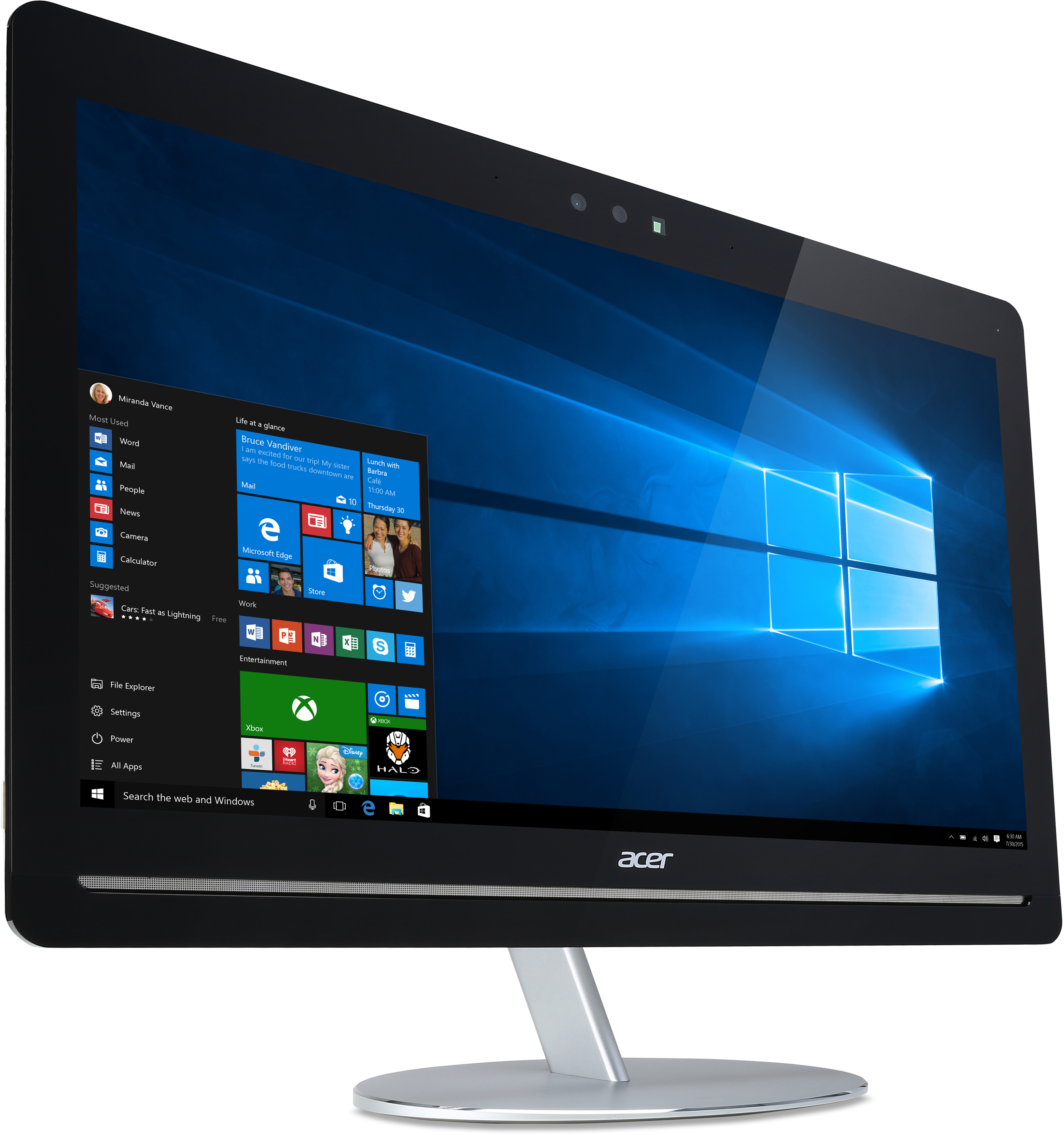 ACER Aspire U5-710 - Core™ i7 i7-6700T - 8 GB - 1 TB - NVIDIA - Windows 10 Home (64 Bit)