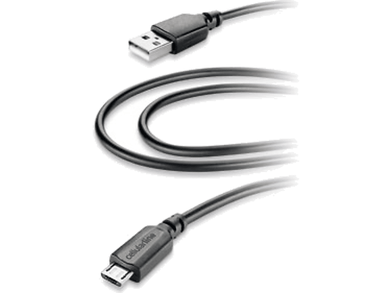 geleider Hoes smeren CELLULAR-LINE Micro-USB-datakabel 2M Zwart kopen? | MediaMarkt