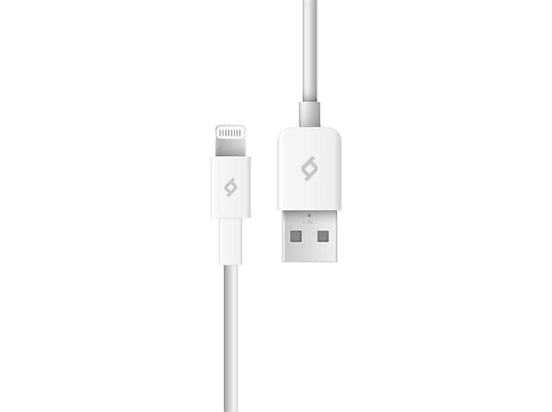TTEC 2DK7508B 1 m Beyaz USB to Lightning Şarj Kablosu_0