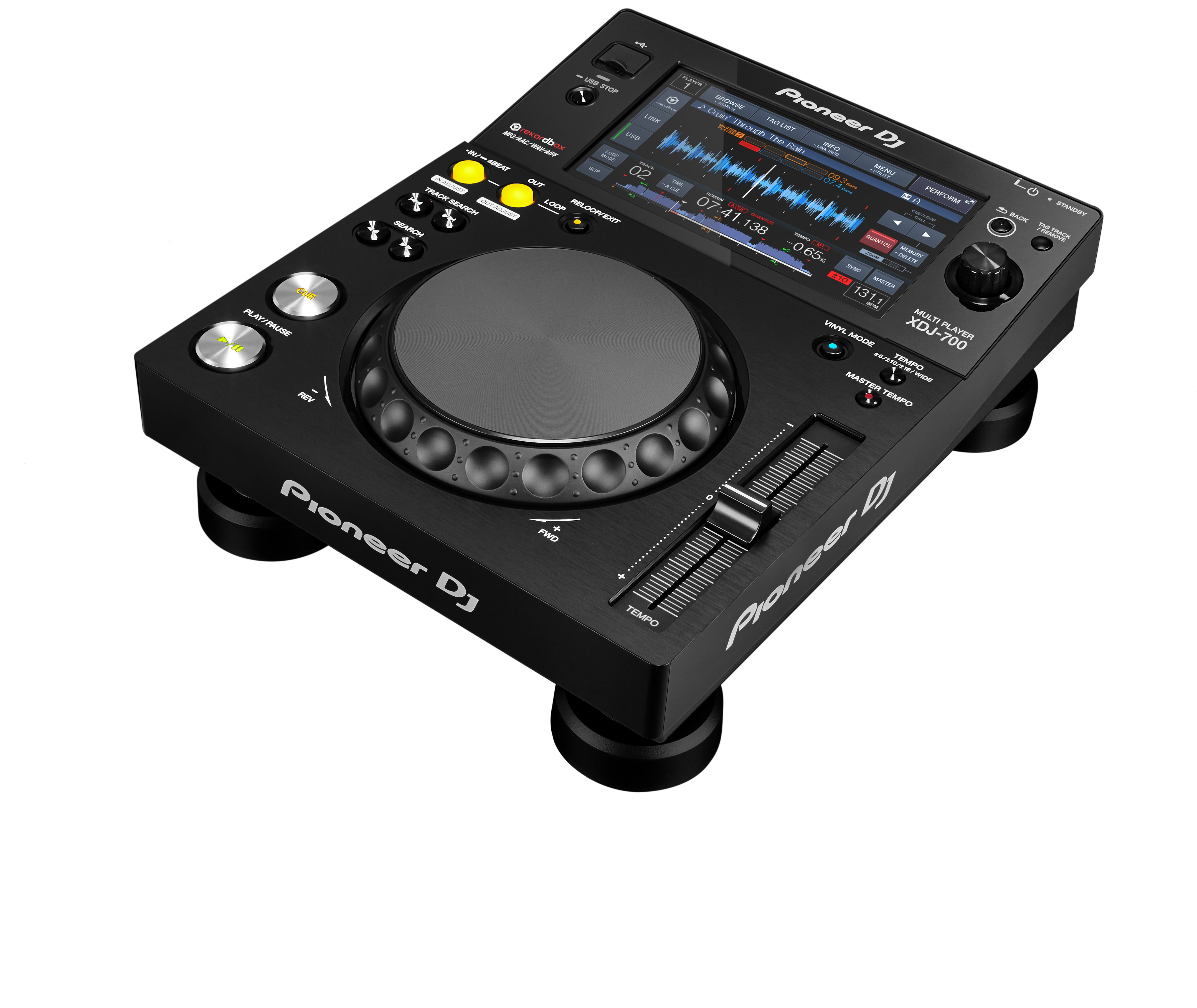 PIONEER DJ XDJ-700 Einzel-USB-Player, Schwarz