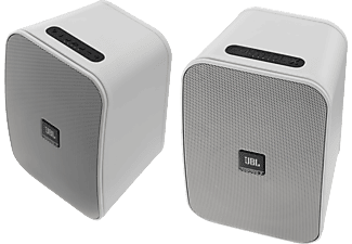 JBL JBL Control XT - 1 paire enceintes stéréo sans fil Bluetooth® - 30 W - Blanc - Coppia di altoparlanti da scaffale (Bianco)