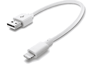CELLULAR-LINE Lightning-naar-USB-datakabel 15cm Wit