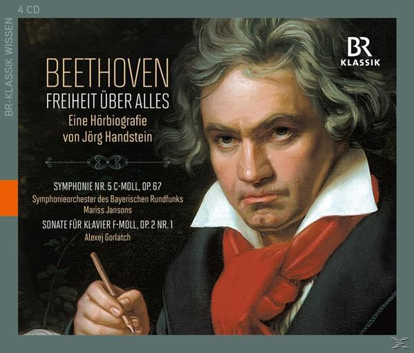 Beethoven CD-Cover mit seinem Porträt, Titel und Orchesterinfo.