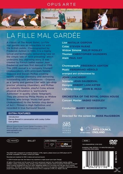 Opera Of (DVD) La The Fille Mal Gardée House Royal - VARIOUS, Orchestra -