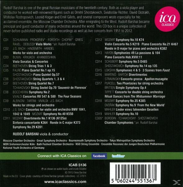 Rudolf Barshai - A Tribute To Rudolf Barshai  - (CD)