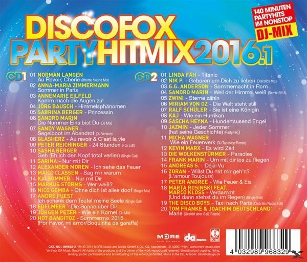 VARIOUS - Discofox Party Hitmix 2016.1  - (CD)