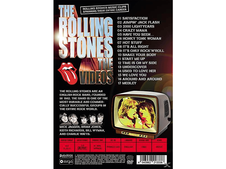 The Rolling Stones Rolling StonesThe Videos (DVD) The Rolling Stones auf DVD online kaufen