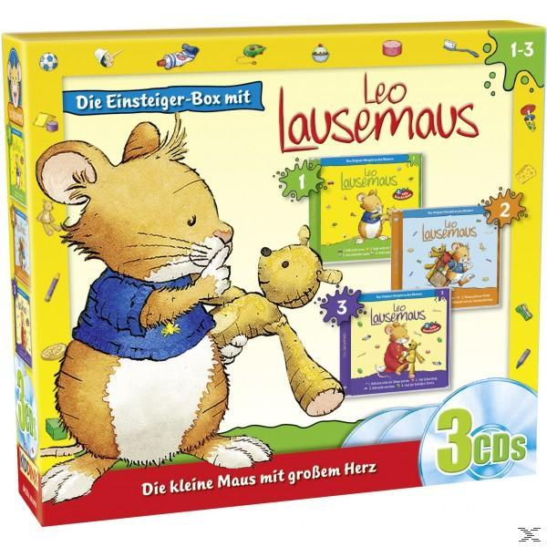 Ein Box-Set mit Kinderbüchern mit einer Cartoon-Maus auf der Vorderseite.