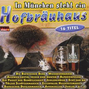 Albumcover mit Bierkrügen, Hüten und Text auf Deutsch, traditionelles Thema.