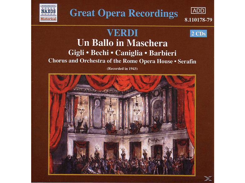 VARIOUS, Serafin, Caniglia, Gigli, Serafin/Caniglia/Gigli/+ - Ein Maskenball - (CD)
