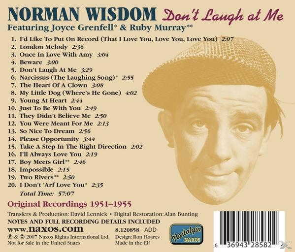 (CD) Norman - Wisdom Laugh - Me At Don\'t