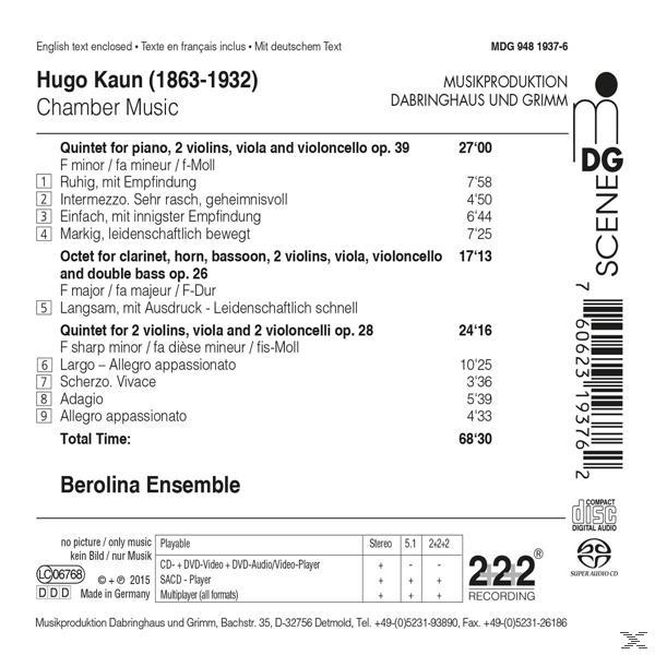 Berolina Ensemble - Kammermusik  - (SACD Hybrid)