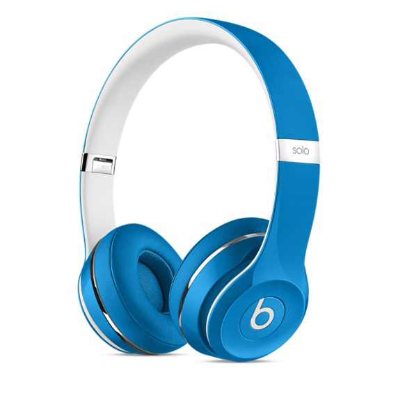 BEATS SOLO 2 LUXE, On-ear Kopfhörer Metallic Blau