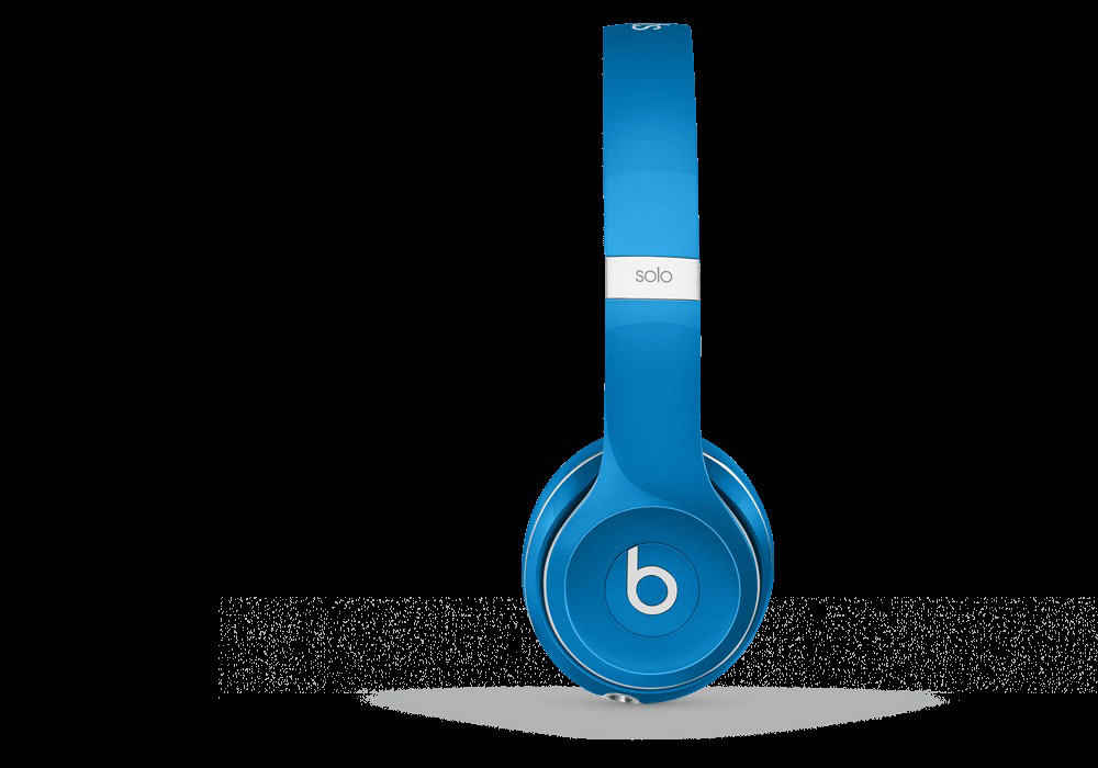 BEATS SOLO 2 LUXE, On-ear Kopfhörer Metallic Blau
