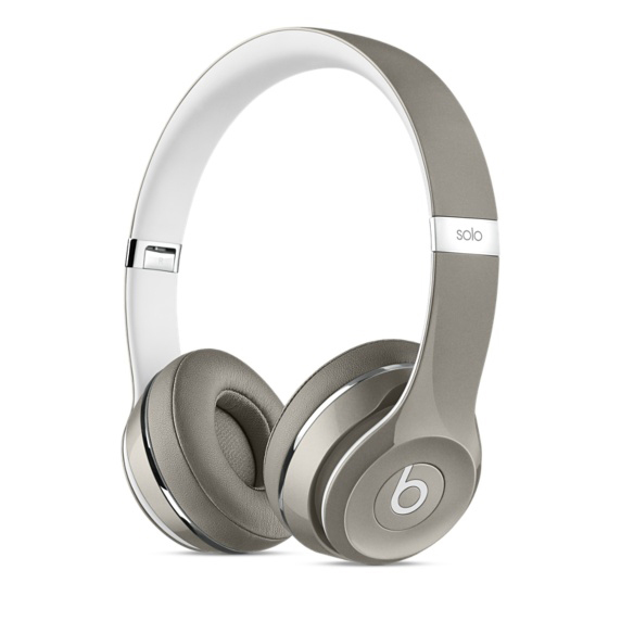 BEATS Solo 2 Luxe, On-ear Kopfhörer Metallic Silber