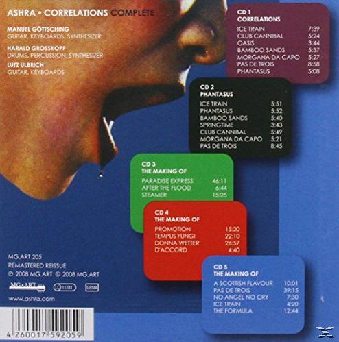 Ashra - CORRELATIONS COMPLETE BOX (5CD/REMASTERED)  - (CD)