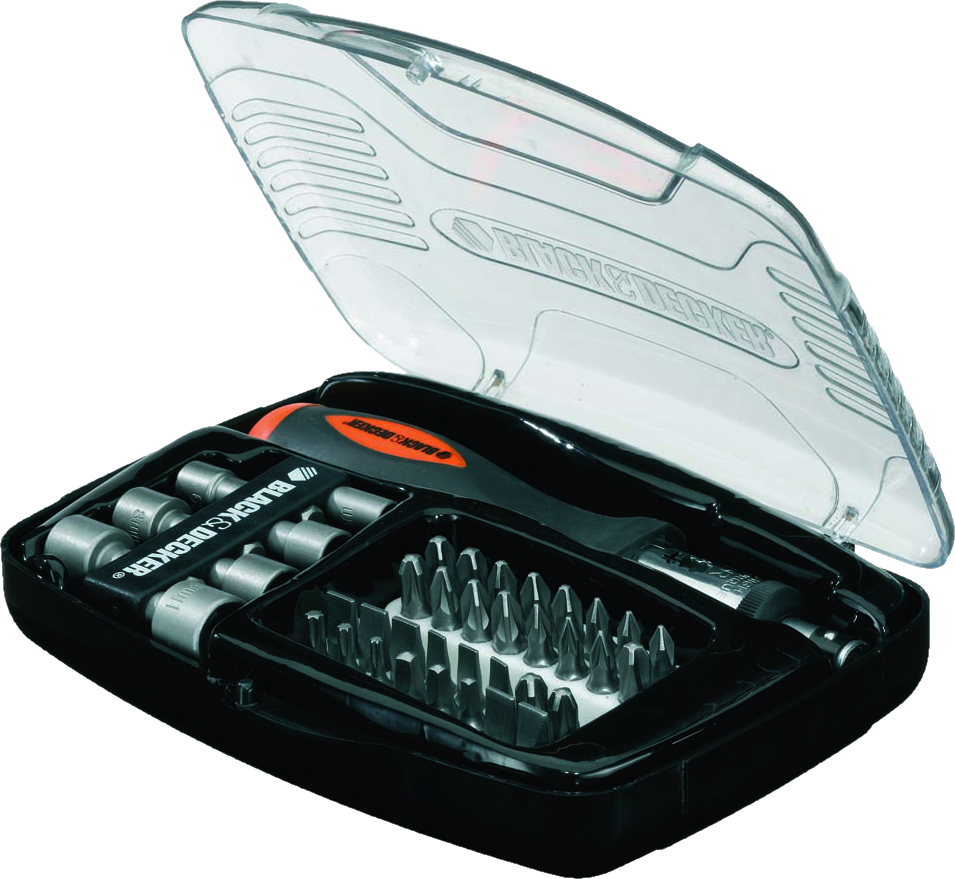 BLACK+DECKER A7062-XJ 40 darabos racsnis csavarozó készlet