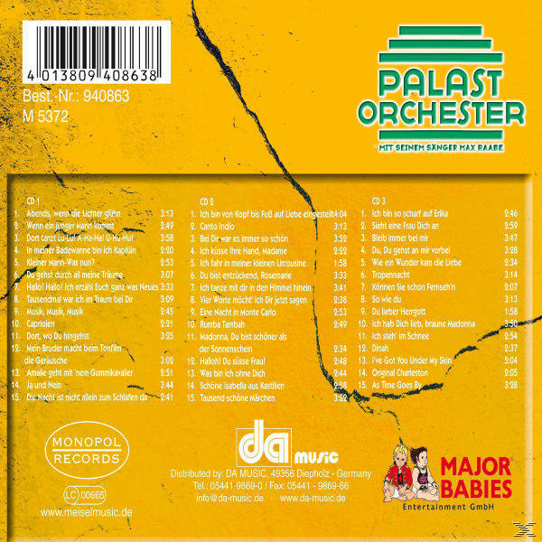 Max Raabe, Palast Orchester - Hitbox Vol.3  - (CD)