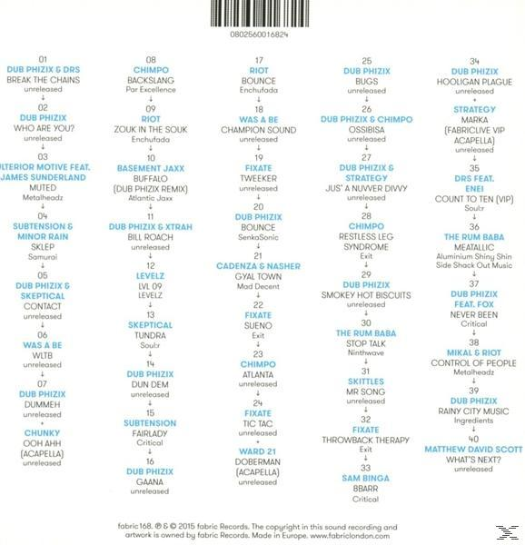 Dub Phizix - Fabric Live 84  - (CD)