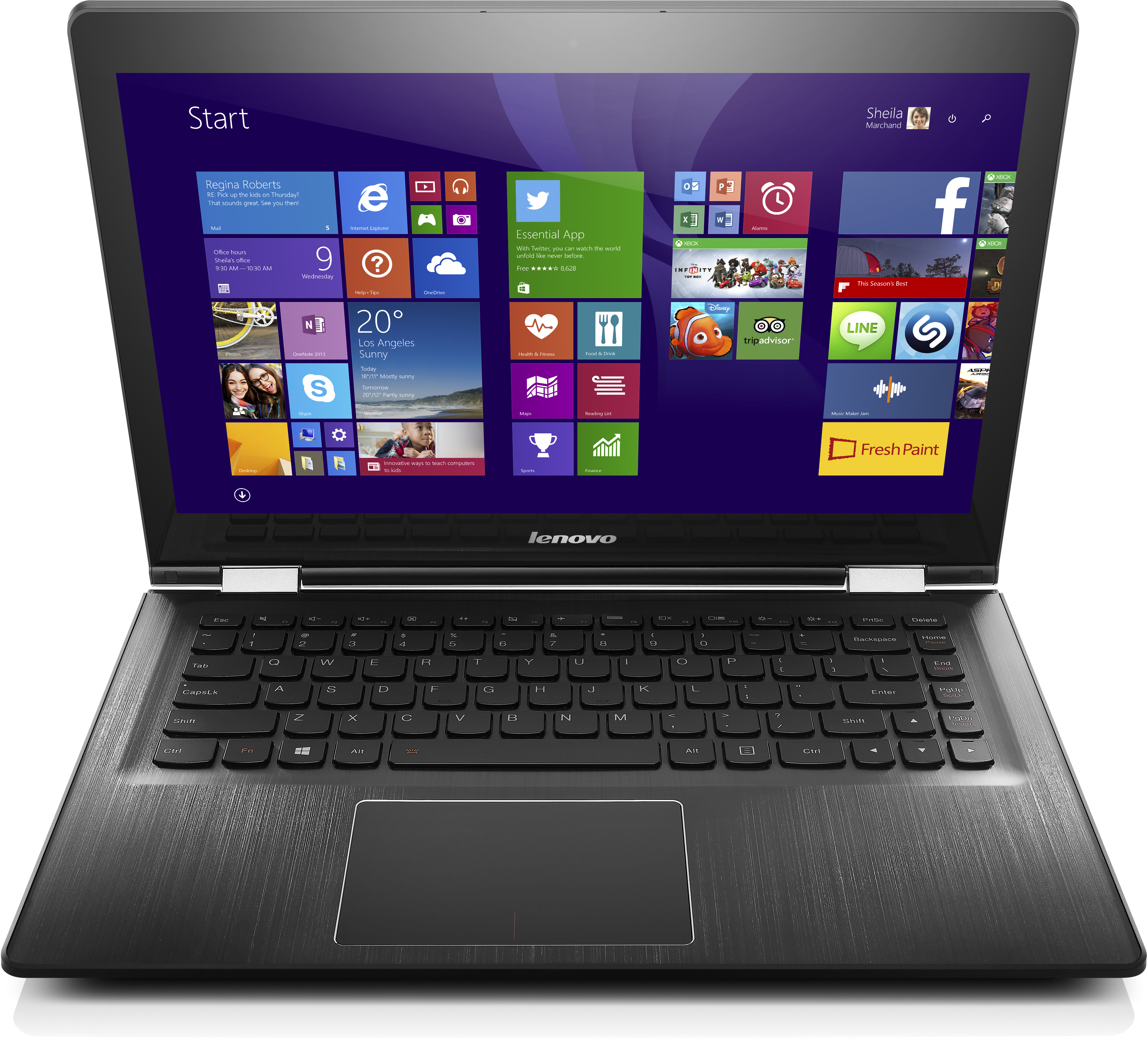 LENOVO Yoga 500-15 - 15,6 Zoll - Intel® Core™ i5 i5-5200U - 4 GB - 128 GB - NVIDIA - Windows 10