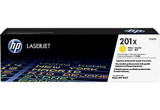 HP 201X Yüksek Kapasiteli Sarı Orijinal LaserJet Toner CCF402X