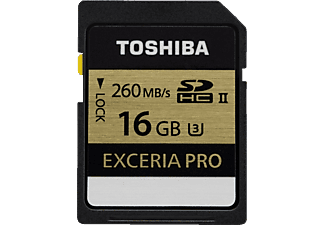 TOSHIBA EXCERIA PRO N101 16GB - Speicherkarte  (16 GB, 260, Schwarz)