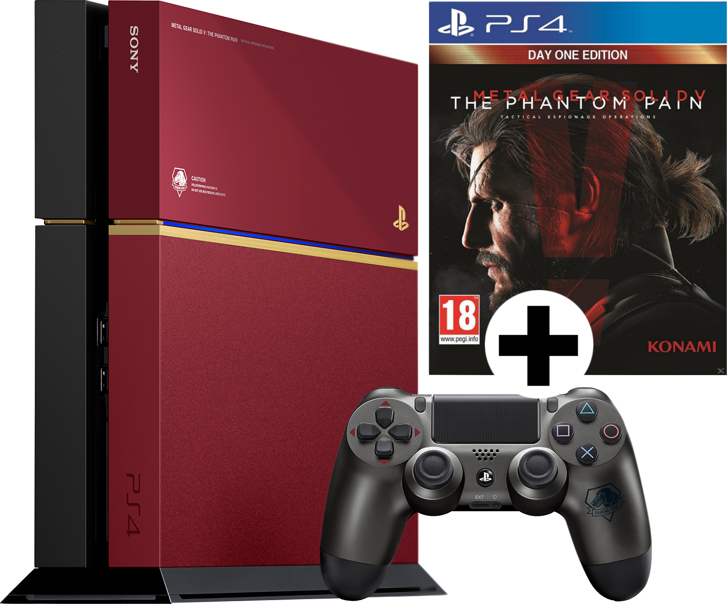 SONY PlayStation 4 Limited Edition Bundle 500GB inkl. Metal Gear Solid V - The Phantom Pain
