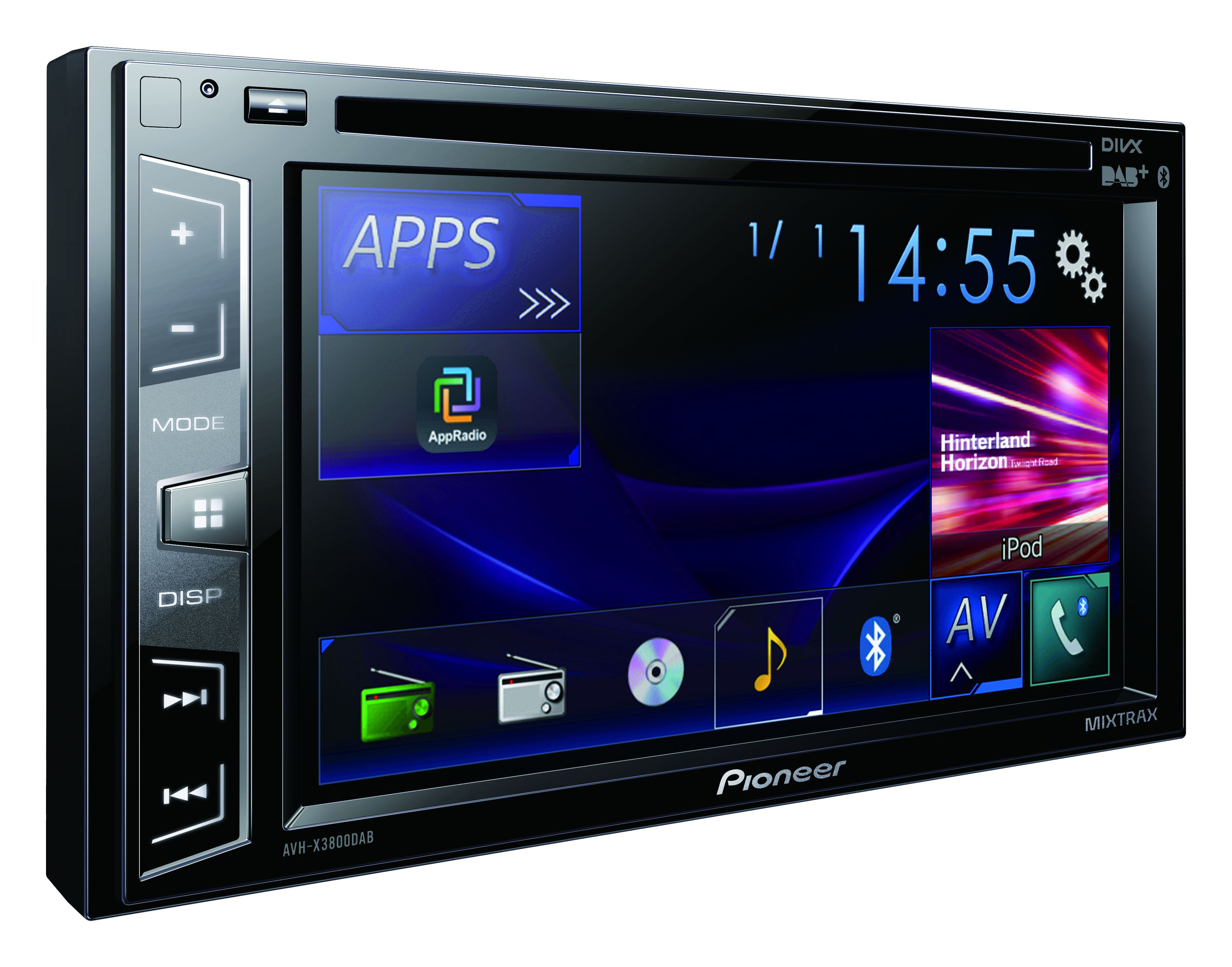 PIONEER AVH-X3800DAB Moniceiver 2 DIN (Doppel-DIN), 50 Watt