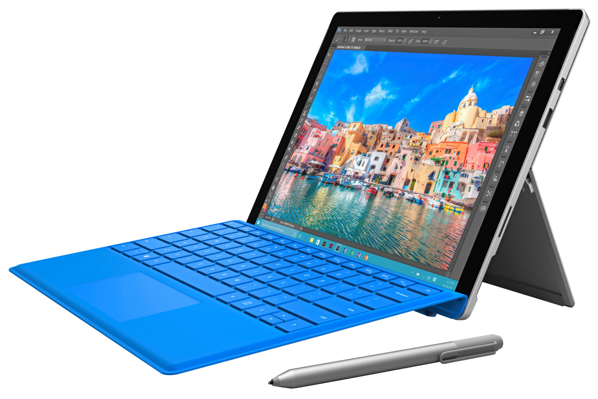 MICROSOFT Surface Pro 4 – 4 GB / 128GB i5 inkl. Surface Pro 4 Type Cover Schwarz (DQQ-00003)