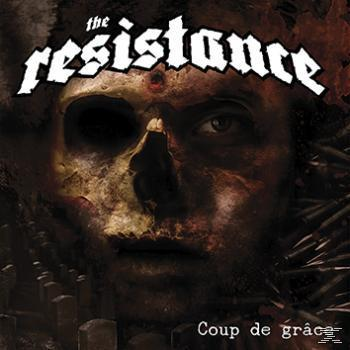 Albumcover mit einem Totenkopf. Dunkler Hintergrund. Der Text lautet 'the resistance'.