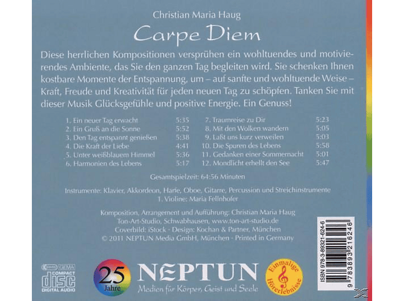 Thumbnail - Christian Maria Haug - Carpe Diem (CD)