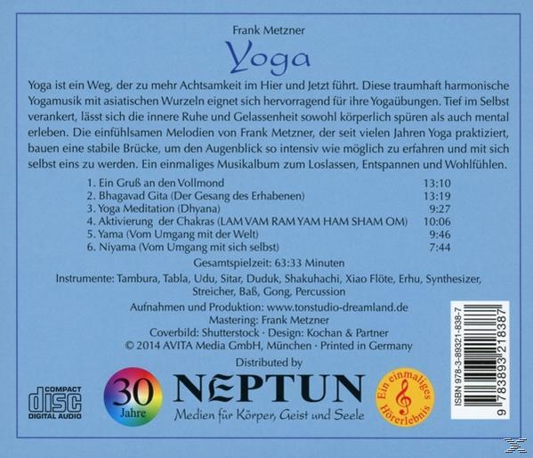 Metzner Frank - Yoga  - (CD)