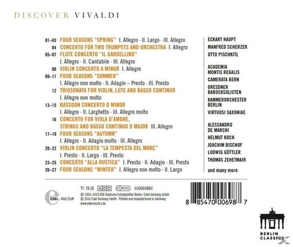 VARIOUS - Discover Vivaldi  - (CD)