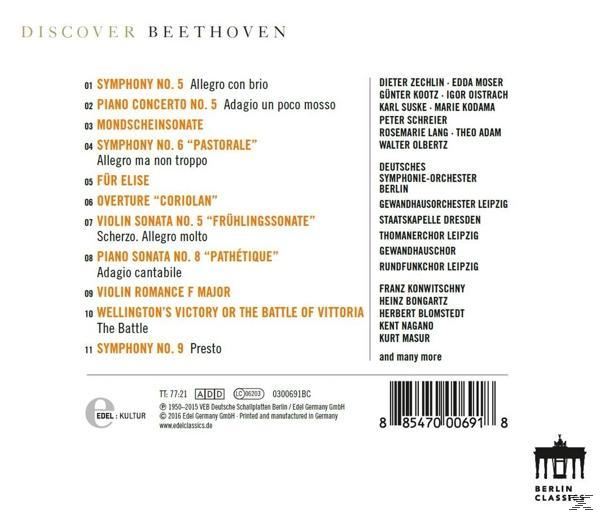 VARIOUS - Discover Beethoven  - (CD)