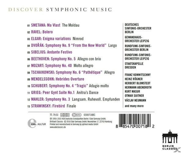 VARIOUS - Discover Symphonic Music  - (CD)